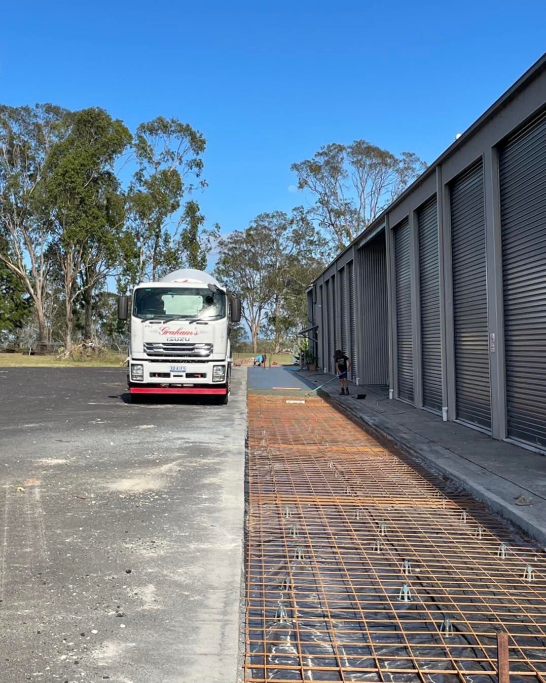 White Dump Truck Carrying Soil - Professional Earthmovers in Grafton, NSW
