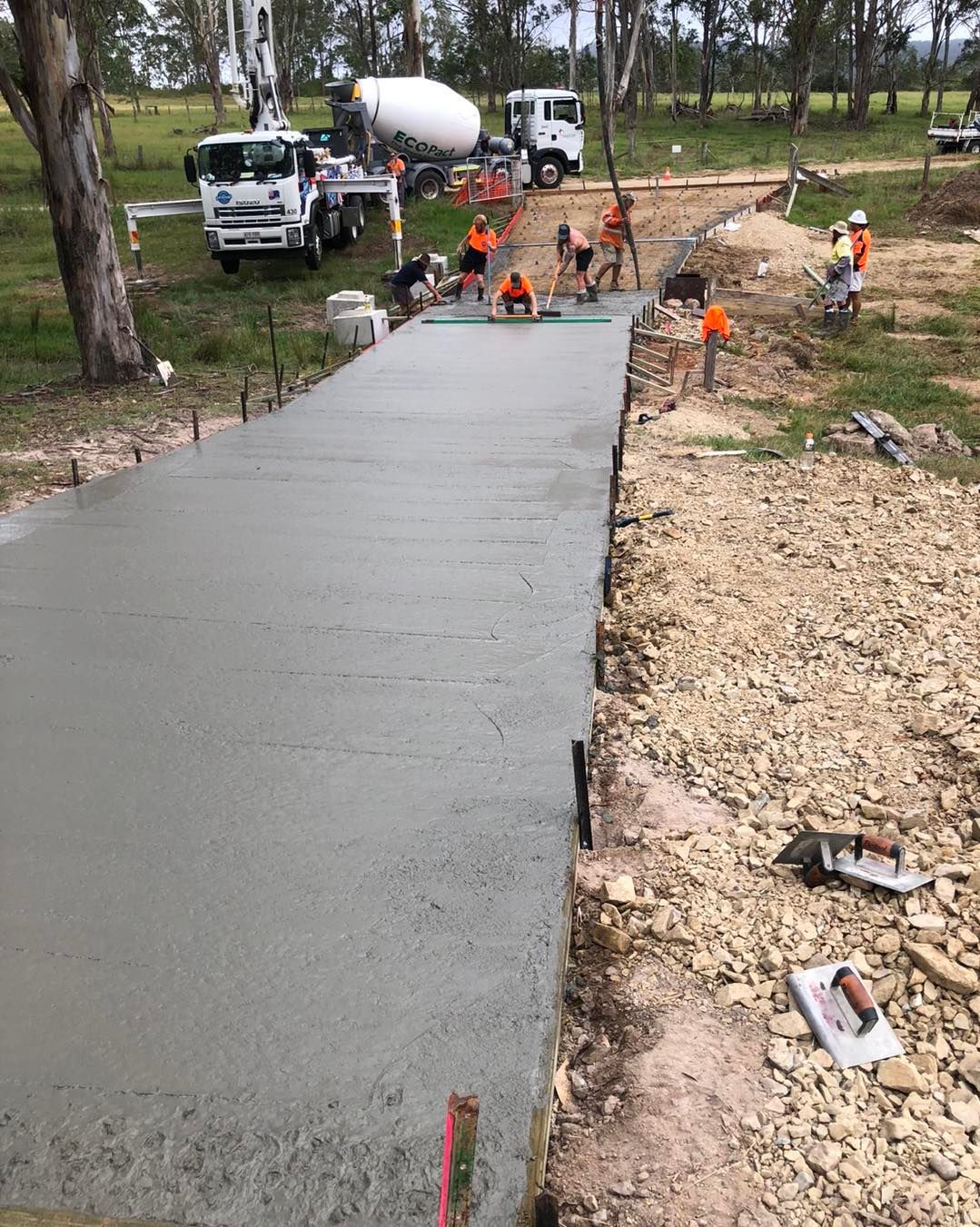 People Working on Road - Professional Earthmovers in Grafton, NSW