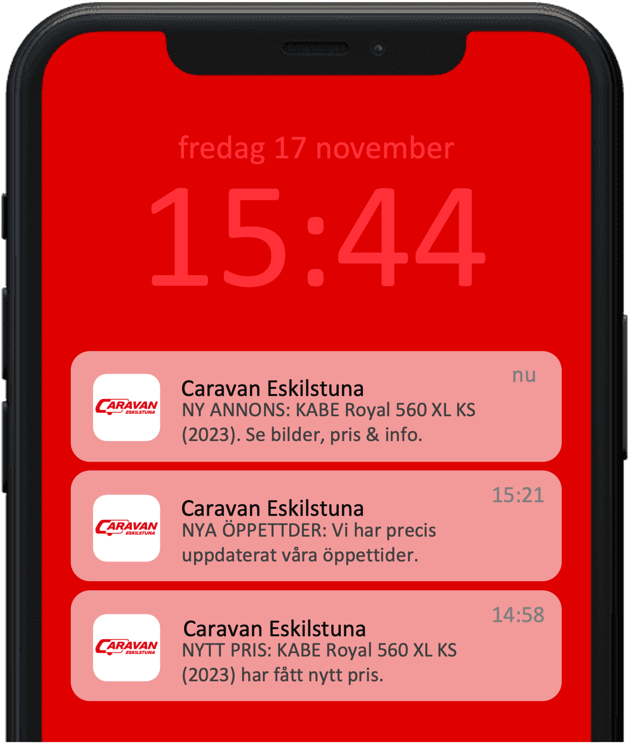 Caravan-appen_notiser_iphone-skärm_apple