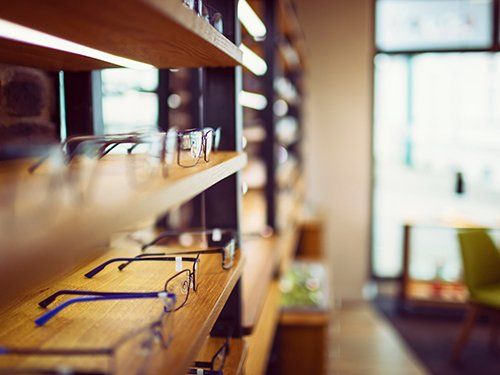 Optometrist Prescott — Woman Wearing Glasses in Yavapai County, AZ