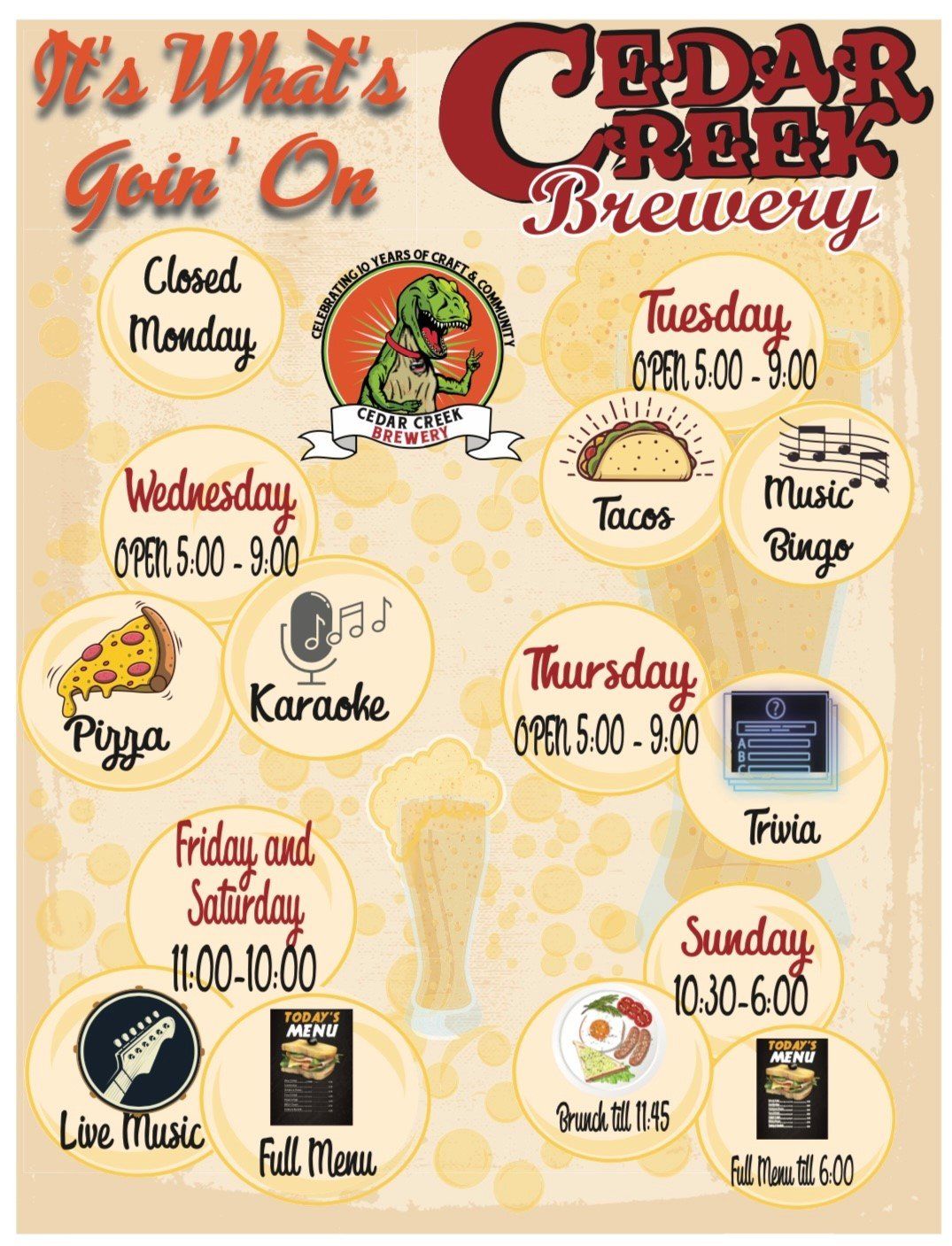 Cedar Creek Brewery Craft Beer Seven Points, TX