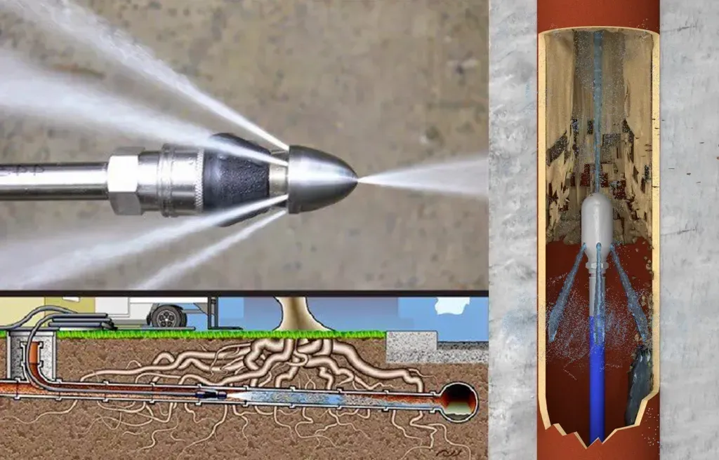 Woman in straw hat smiles, holding wine glass near a lake.