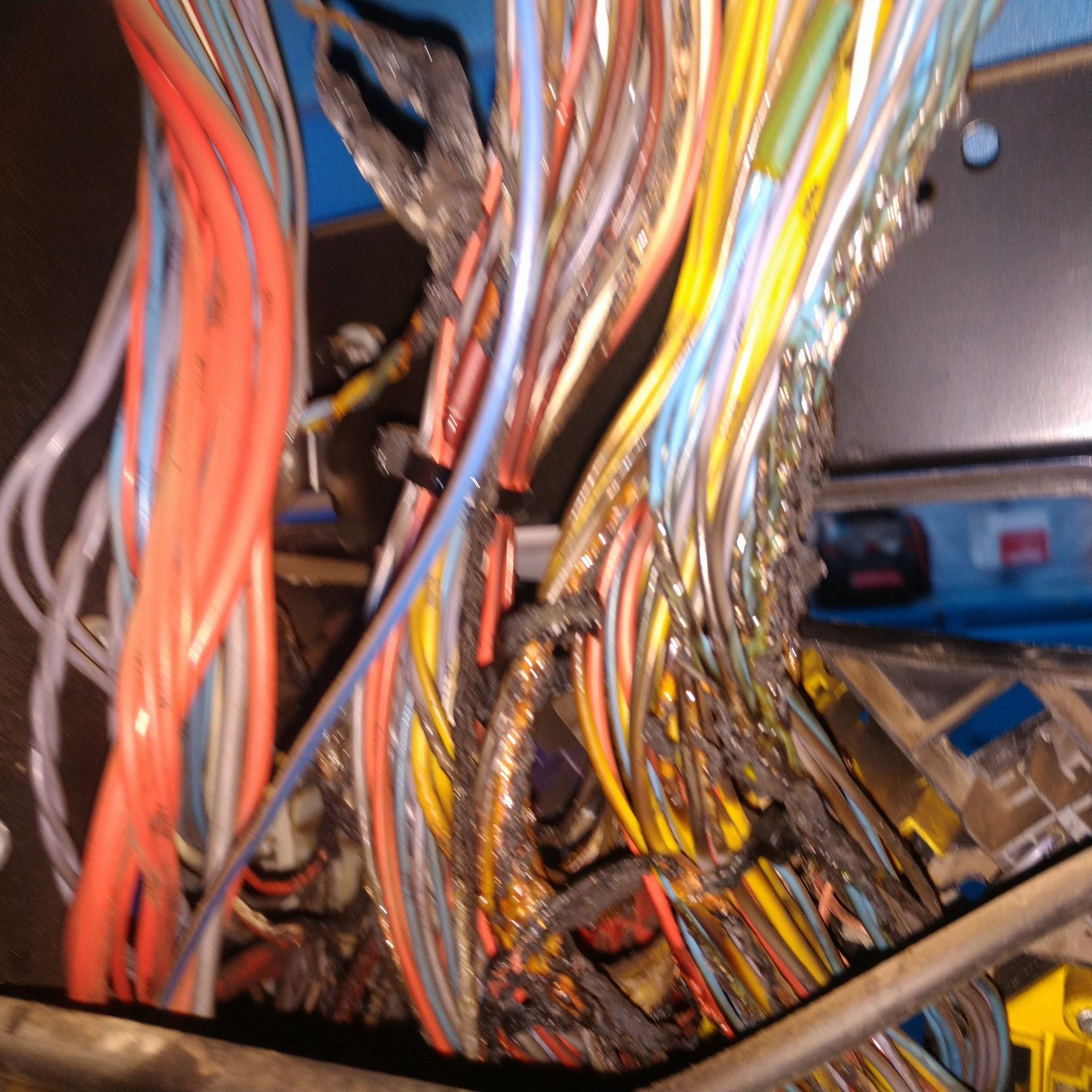 Burnt wiring 