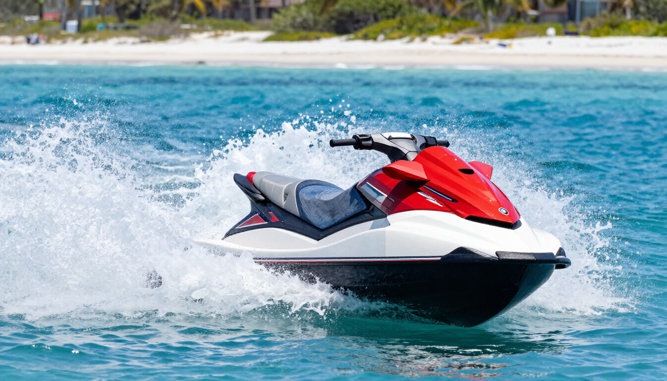 Jet ski adventure in Clearwater Beach Florida
