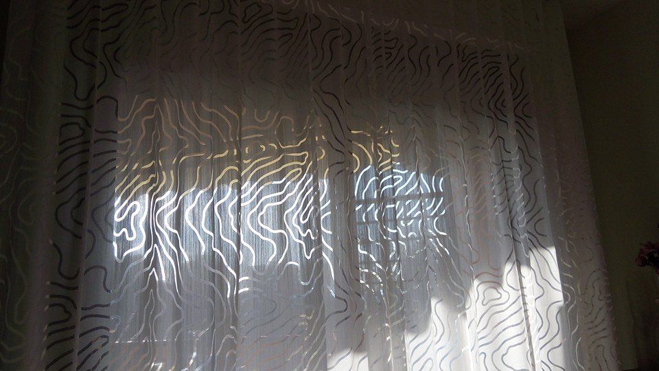 tenda da interno bianca