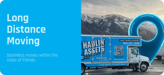 Long distance moving service by professional long distance movers at Haulin' Assets Moving & Storage