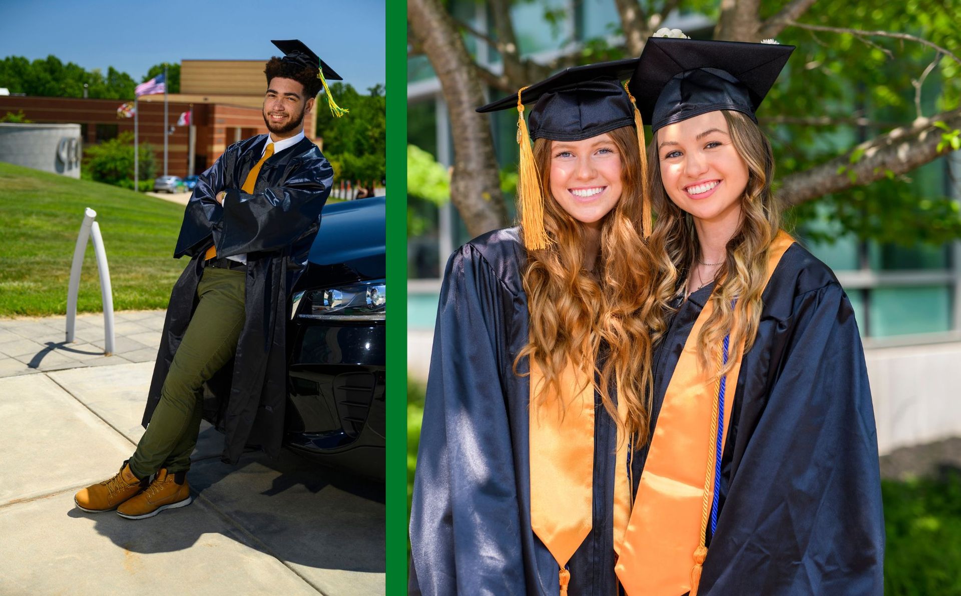Recent graduates who have all benefited from support from the Cecil College Foundation recently.