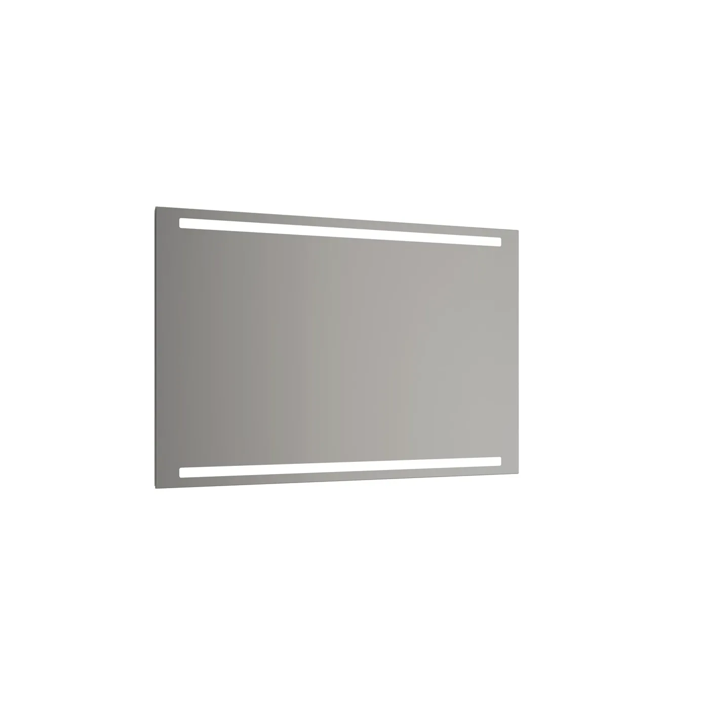 Mirror with horizontal LED-lighting and sensor, 70x120 cm
