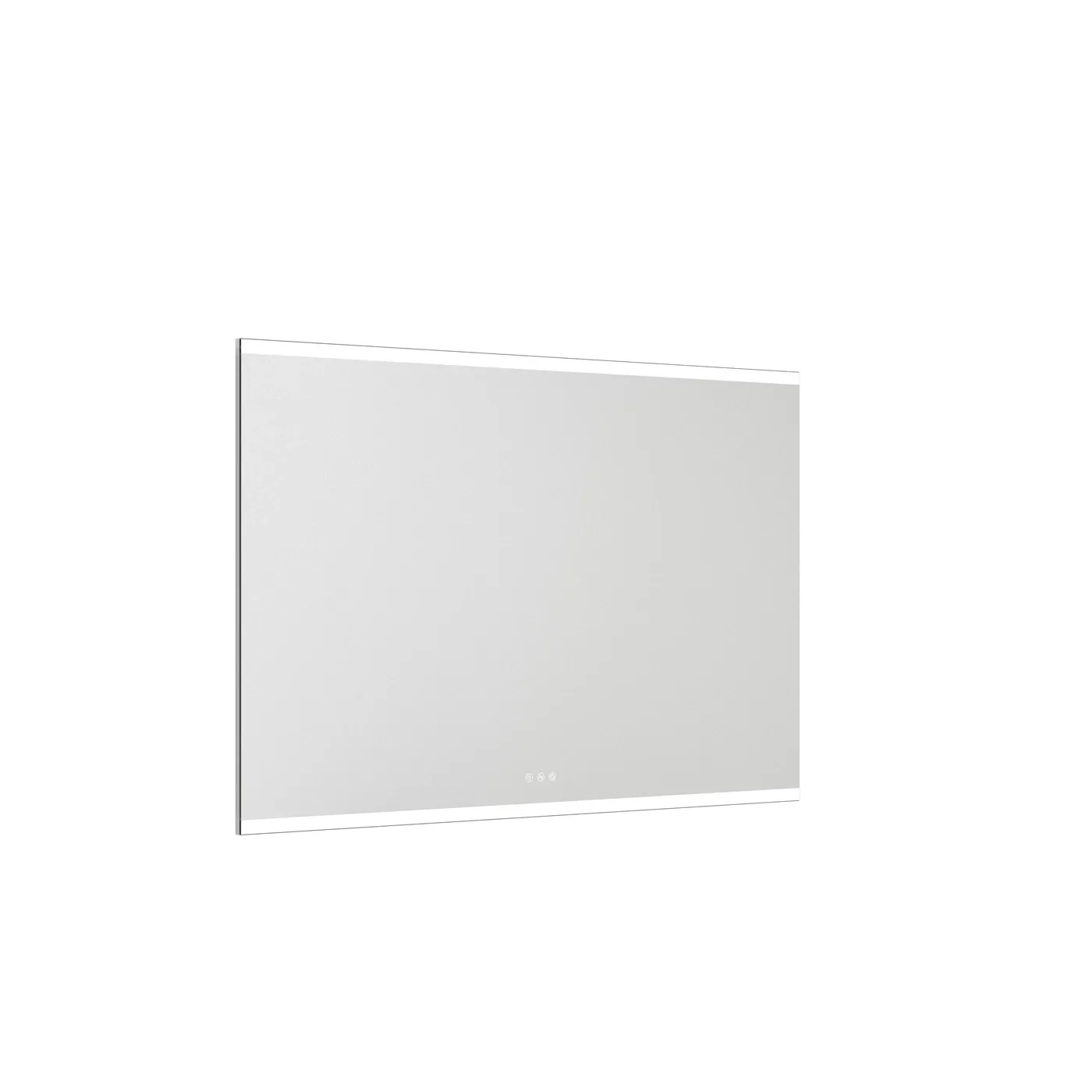 Panorama mirror 120 cm with horizontal adjustable illumination