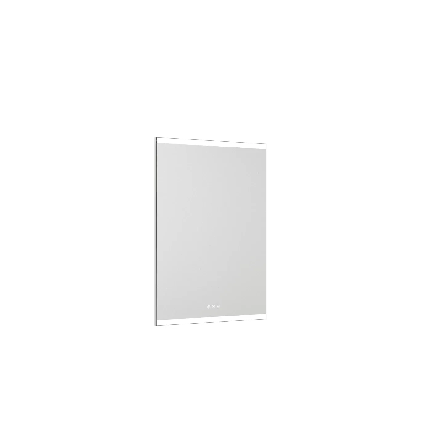 Panorama mirror 60 cm with horizontal adjustable illumination