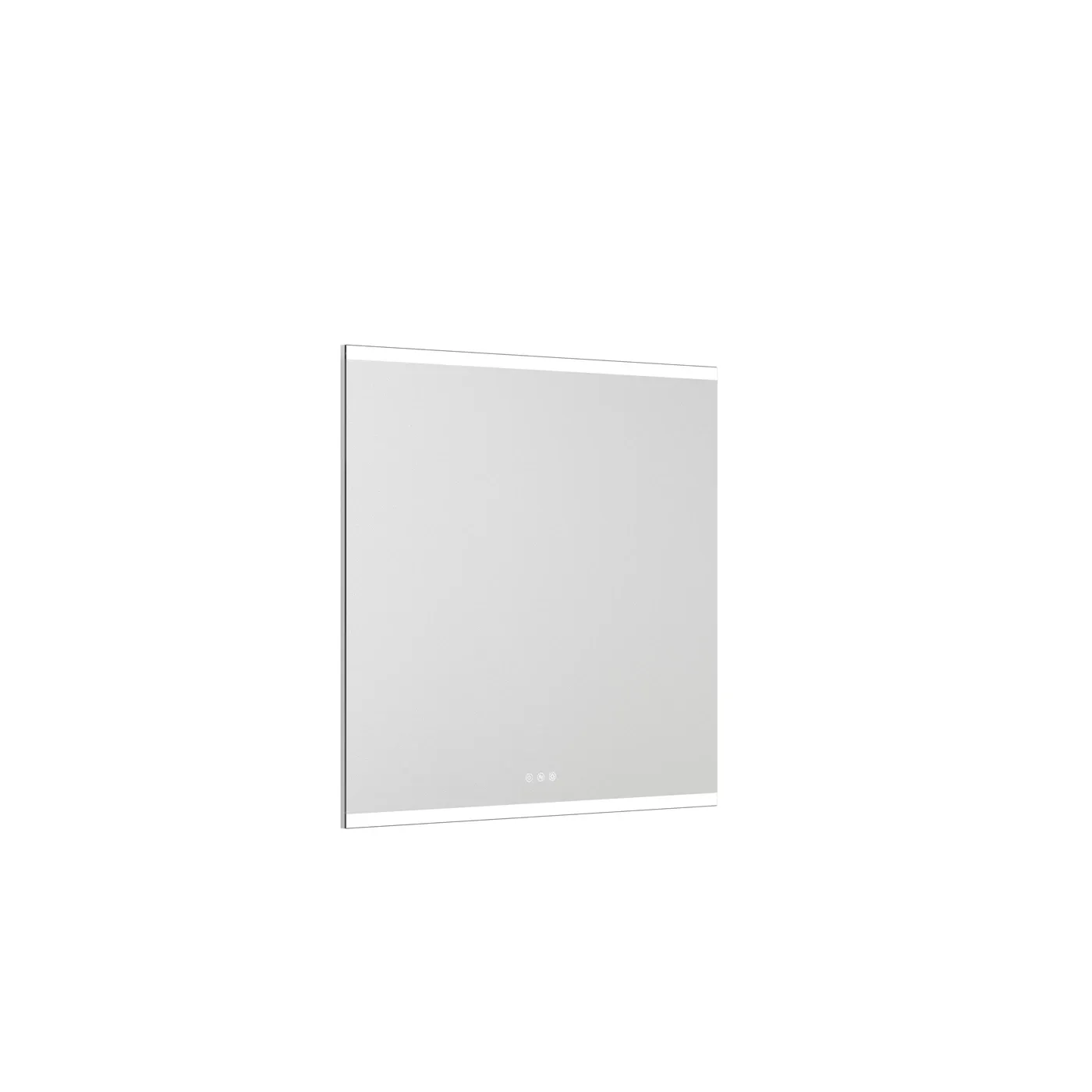 Panorama mirror 80 cm with horizontal adjustable illumination