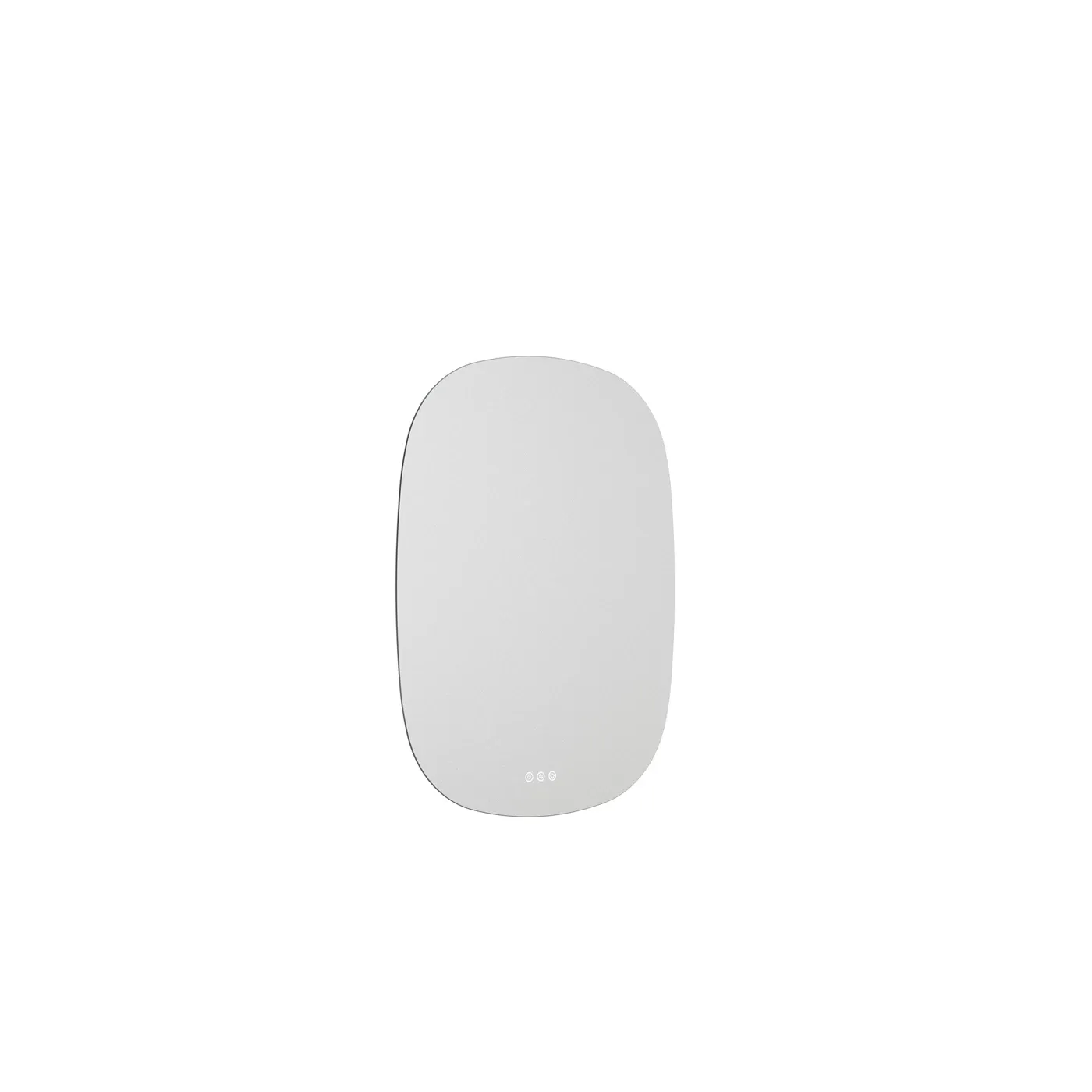 Oval mirror 60 cm for adjustable lights, optional light