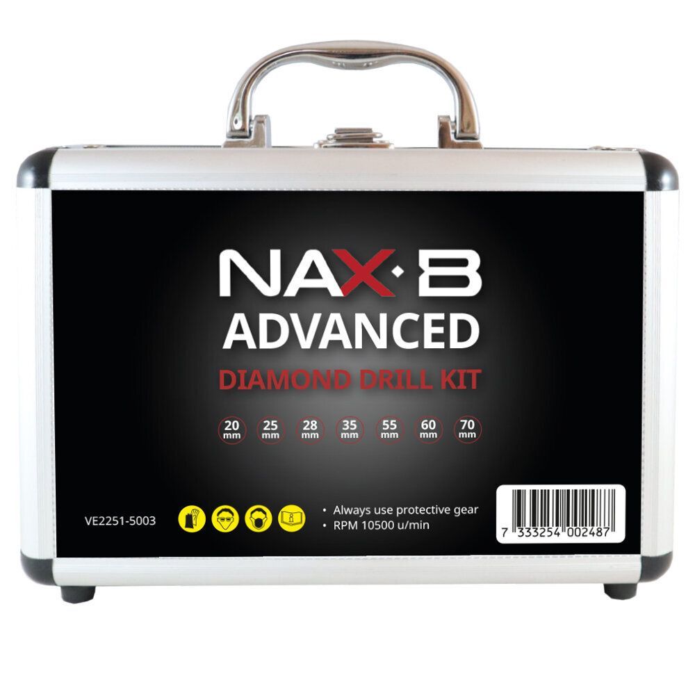 NAXB // Borasett í tösku  ADVANCED 7 stk