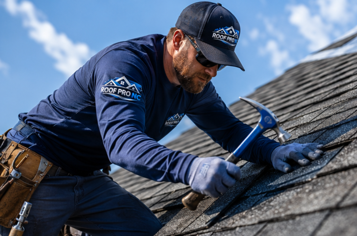 Roof Pro NC installing attractive new siding on a home in New Bern, North Carolina