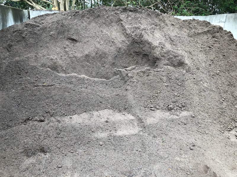 Large Pile Of Grey Sand — HKL Landscape Supplies In Taree South New South Wales