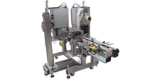 Industrial labeling machine.