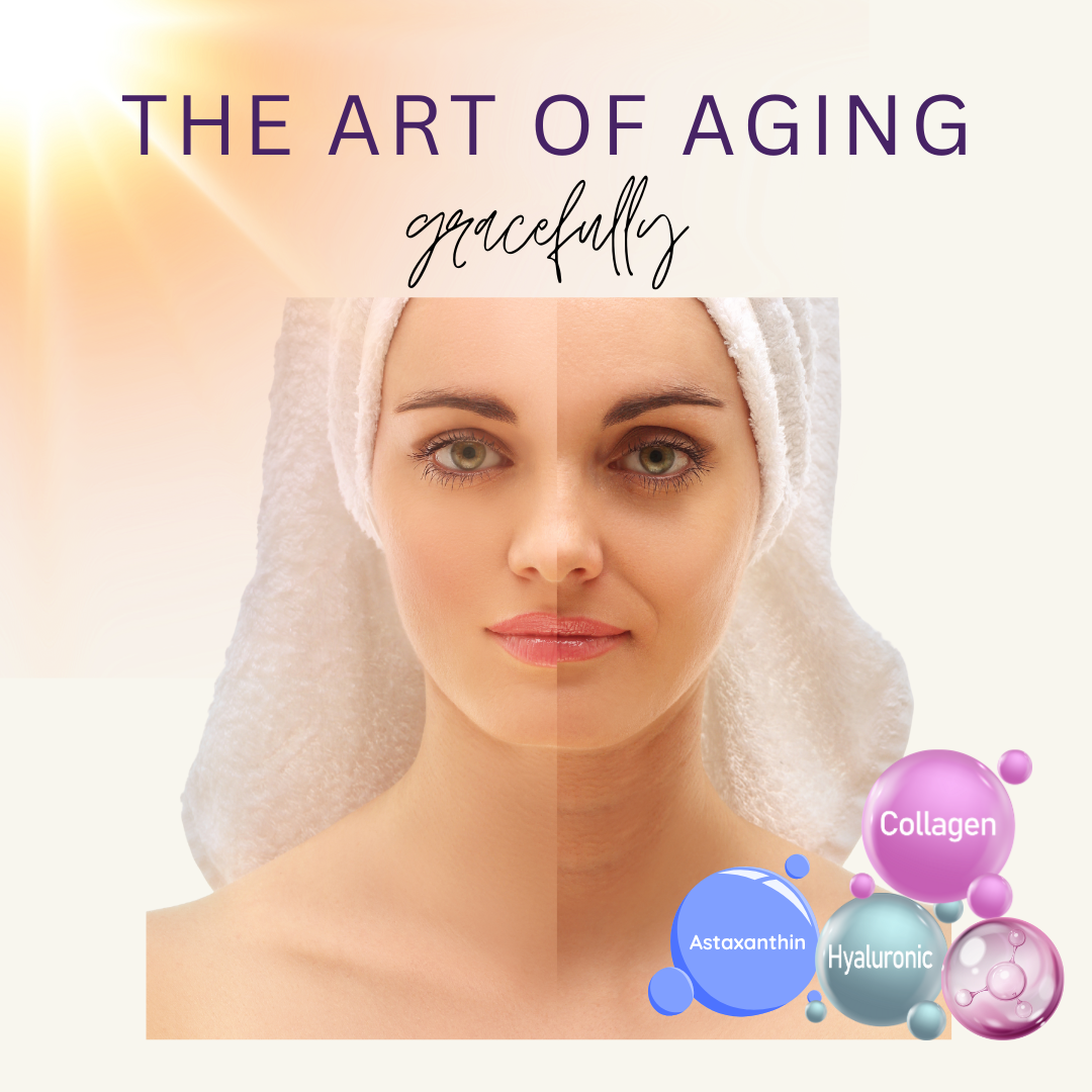 Mystic Leaf Glow & Flow collagen sachets with astaxanthin and vitamin C