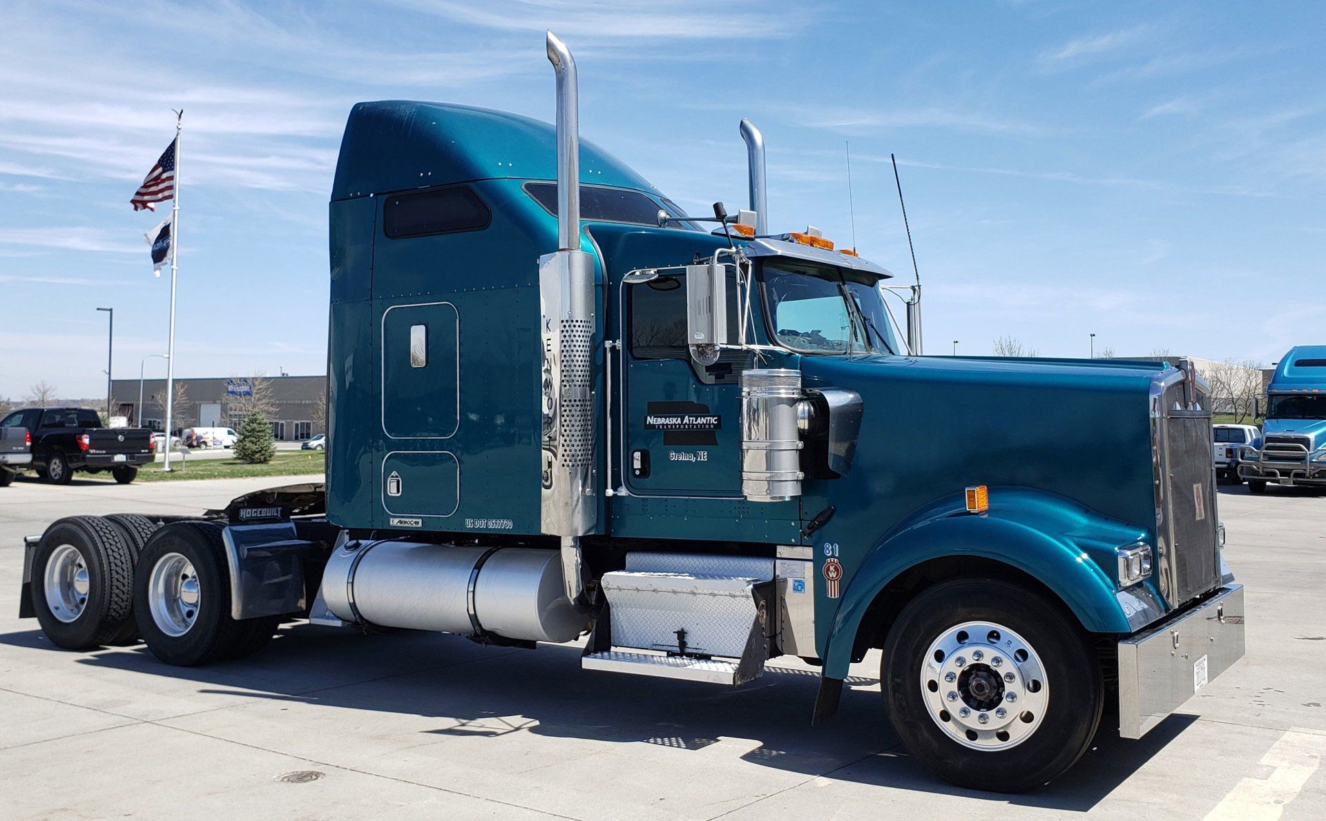 Truck Drivers — Truck Zoomed Photo in La Vista, Nebraska