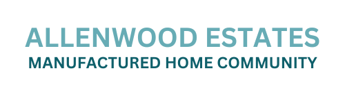 the logo for allenwood estates mobile home park