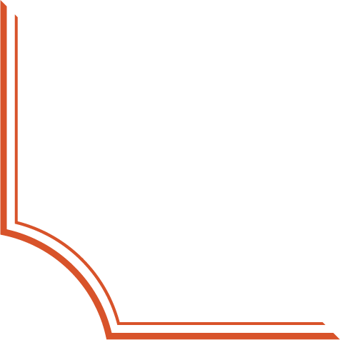 A red and white border on a white background
