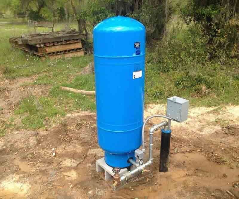 Medium Sized Water Pump Tank — KCW Water Well Service in Tallahassee, FL