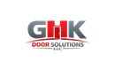 GHK DOOR SOLUTIONS, black text on white background.