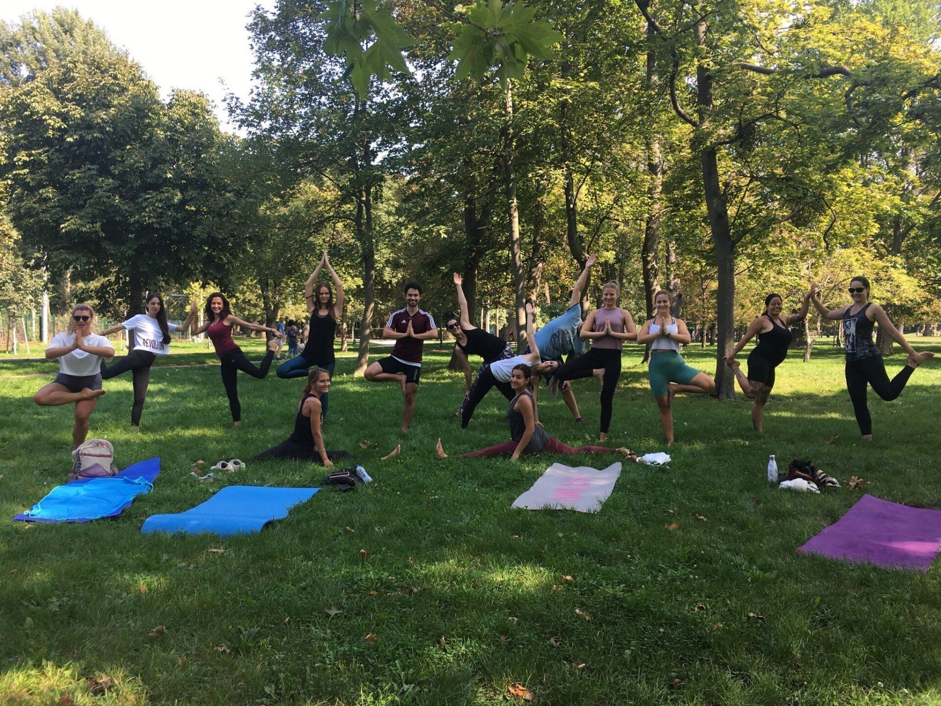 best outdoor yoga spot in Vienna is Jesuitenwiese