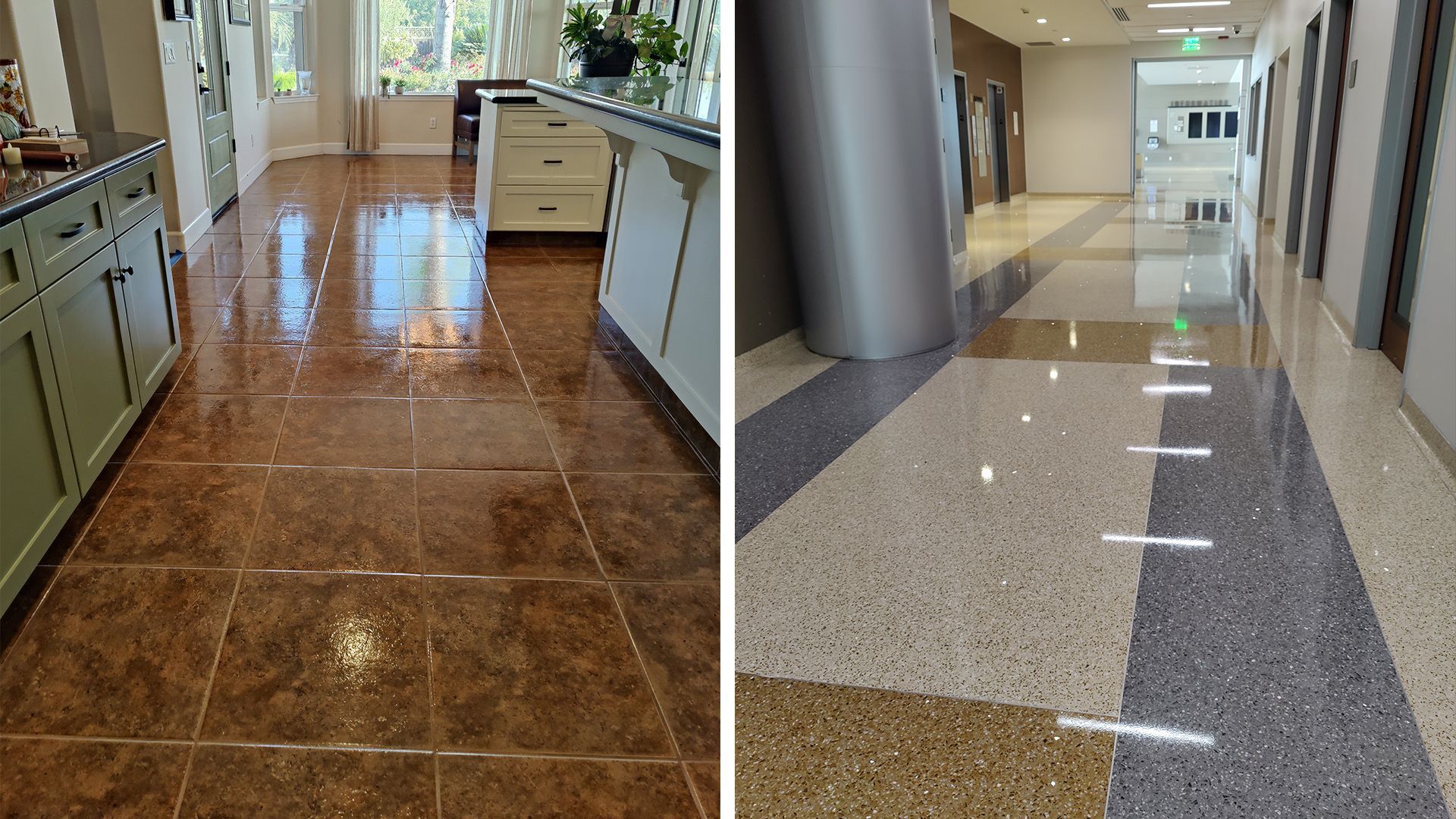 Floor stripping and waxing services in Fresno, CA.