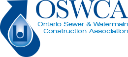 Le logo de l'association ontarienne de construction des égouts et des conduites d'eau principales