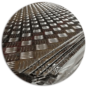 Planchas diamantadas en aluminio