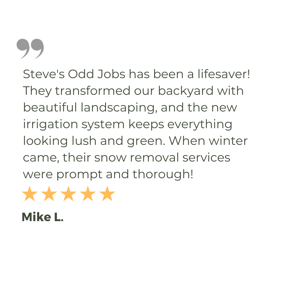 They transformed our backyard with beautiful landscaping.