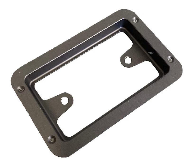 A billet dash mount bezel made by Precision Metal Craft for a key pad mount 8.