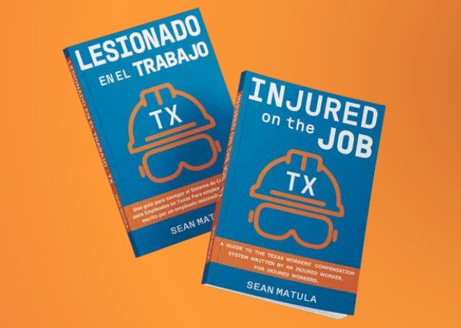 book cover - injured on the job texas