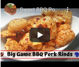 sweet bbq pork rinds
