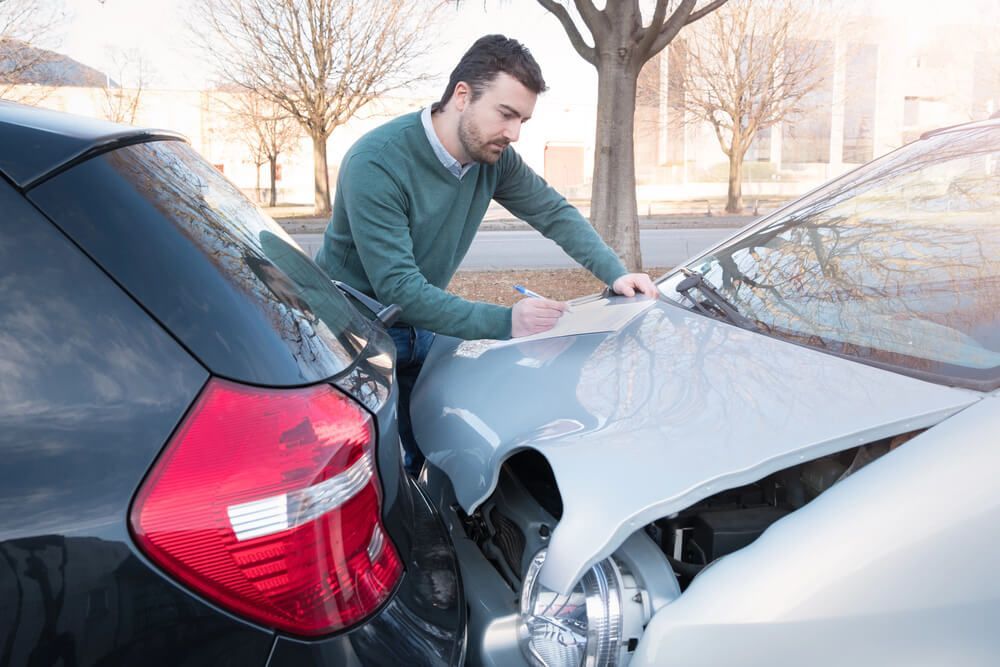 What information do you need to exchange after a fender bender?