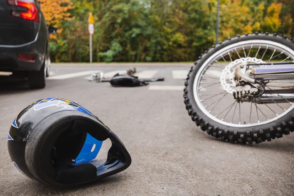 How do I handle different types of motorcycle accidents?