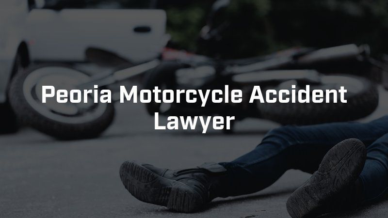 A peoria motorcycle accident lawyer is laying on the ground
