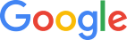 A close up of the google logo on a white background.