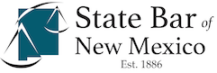 A logo for the state bar of new mexico