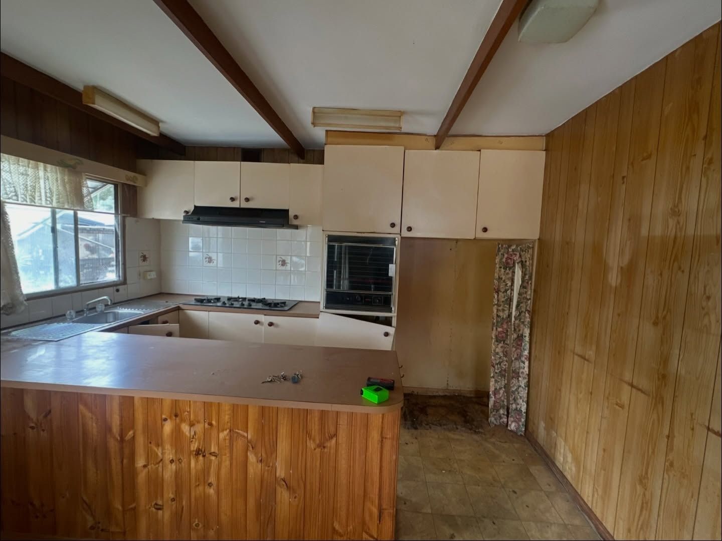 Kitchen Interior With Old Wooden Paneling — My Coast Projects in West Gosford, NSW