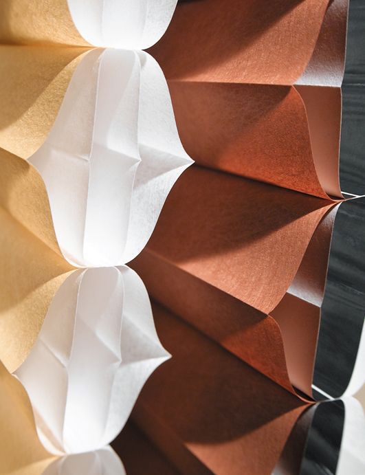A close up image of the Duette® Architella® Honeycomb Shade Collection
