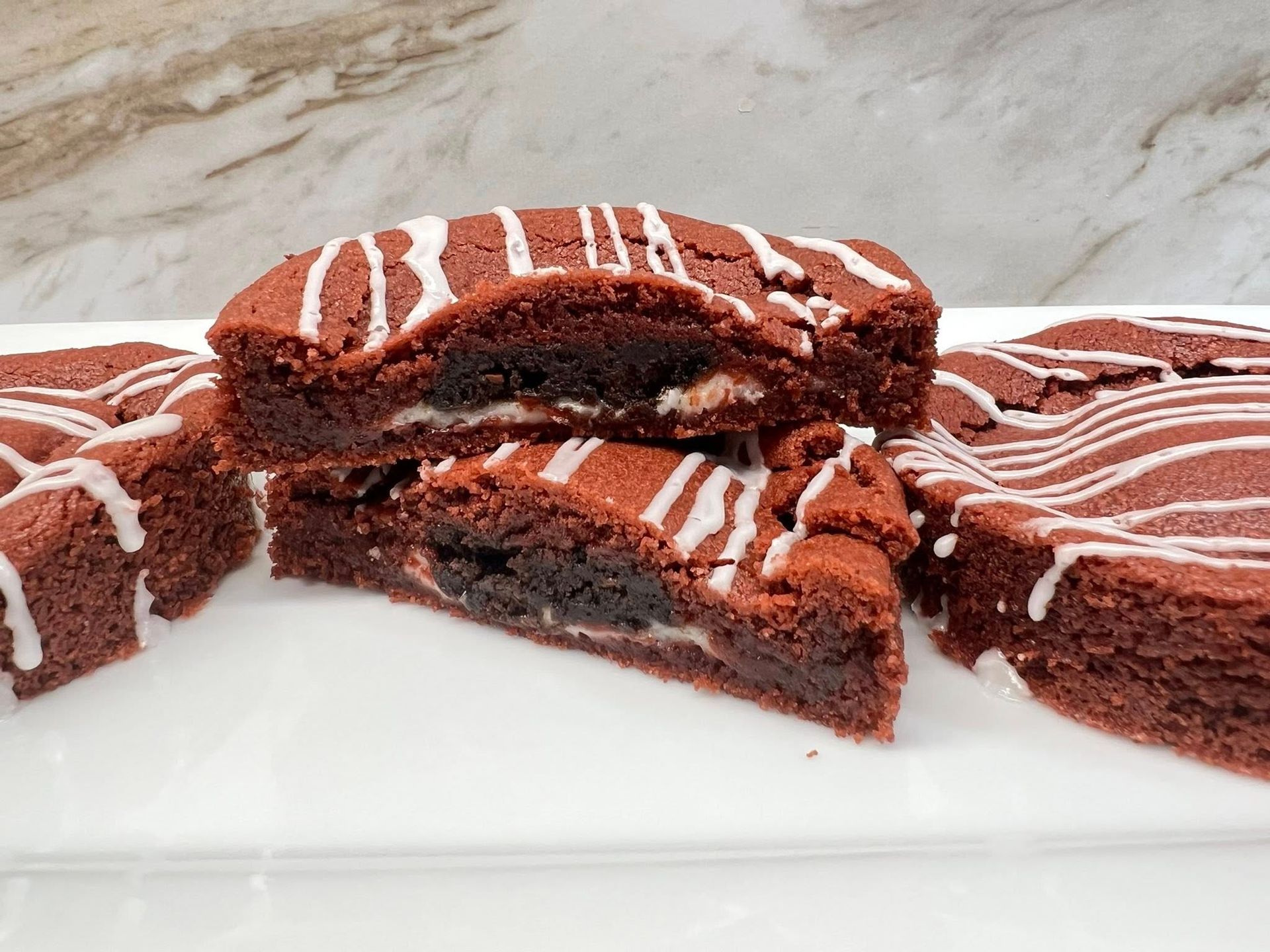 Red Velvet Brownie Bomb