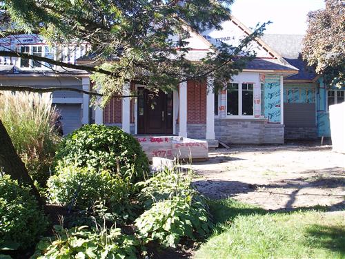 before front garden design with plantings