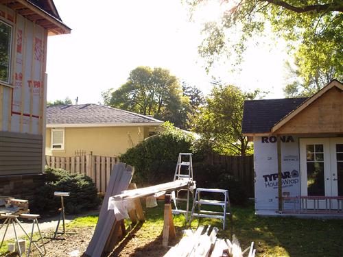 before landscaping