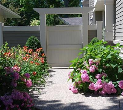 after garden gate installed