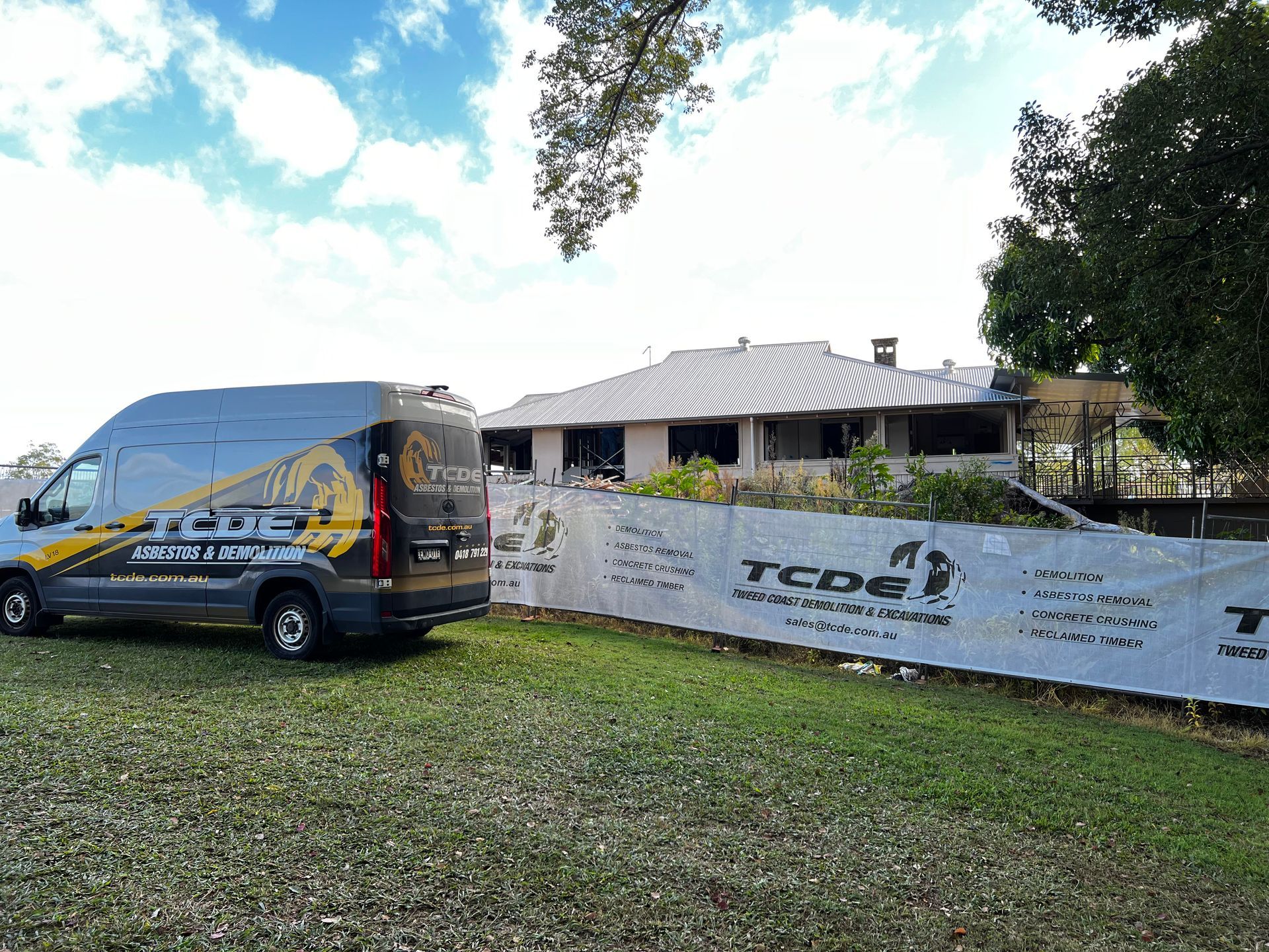 TCDE Asbestos & Demolition Work Area — Asbestos Removal And Demolition in Northern Rivers, NSW