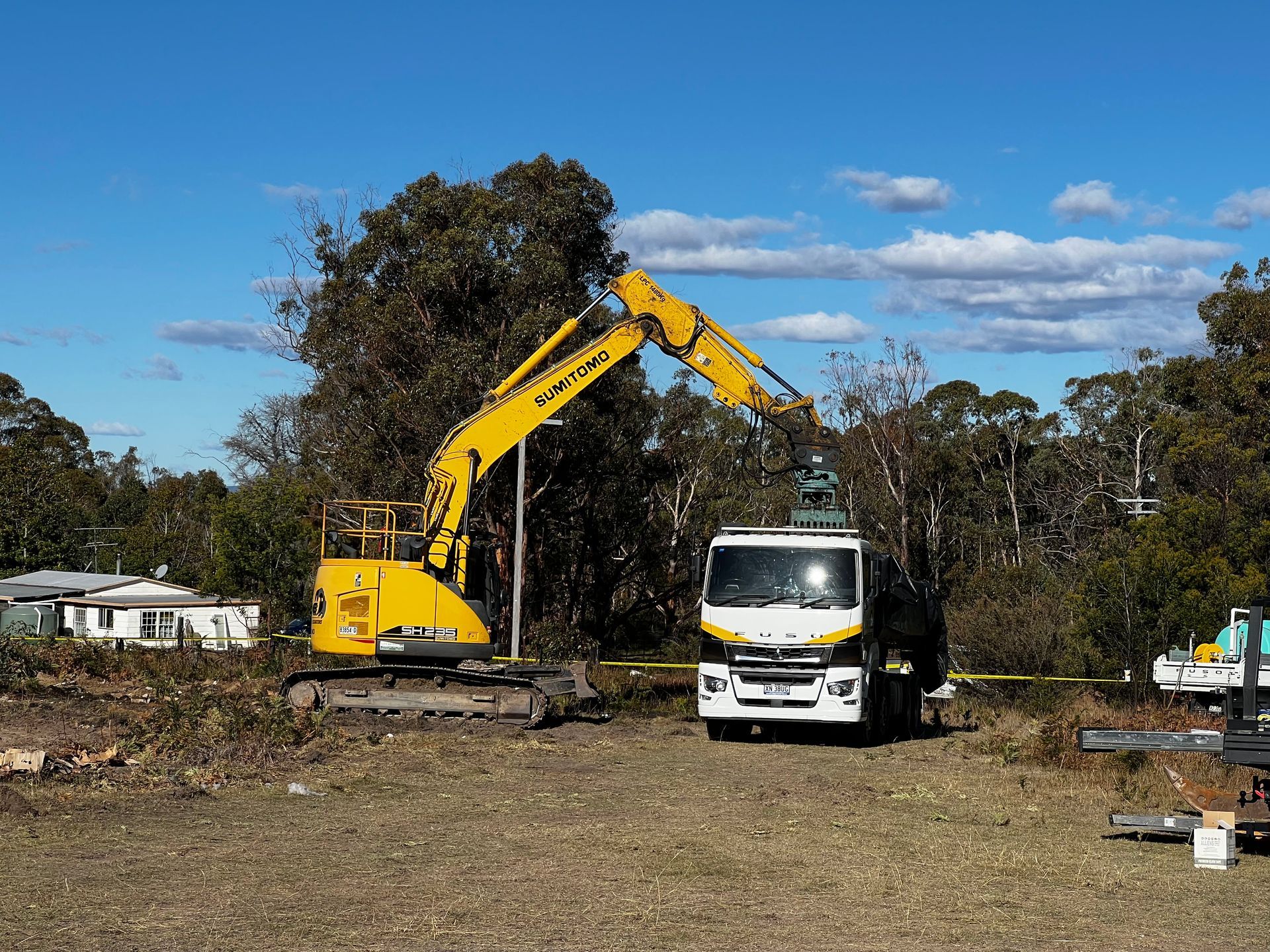 Machinery And Demolition Debris — Asbestos Removal And Demolition in Byron Bay, NSW