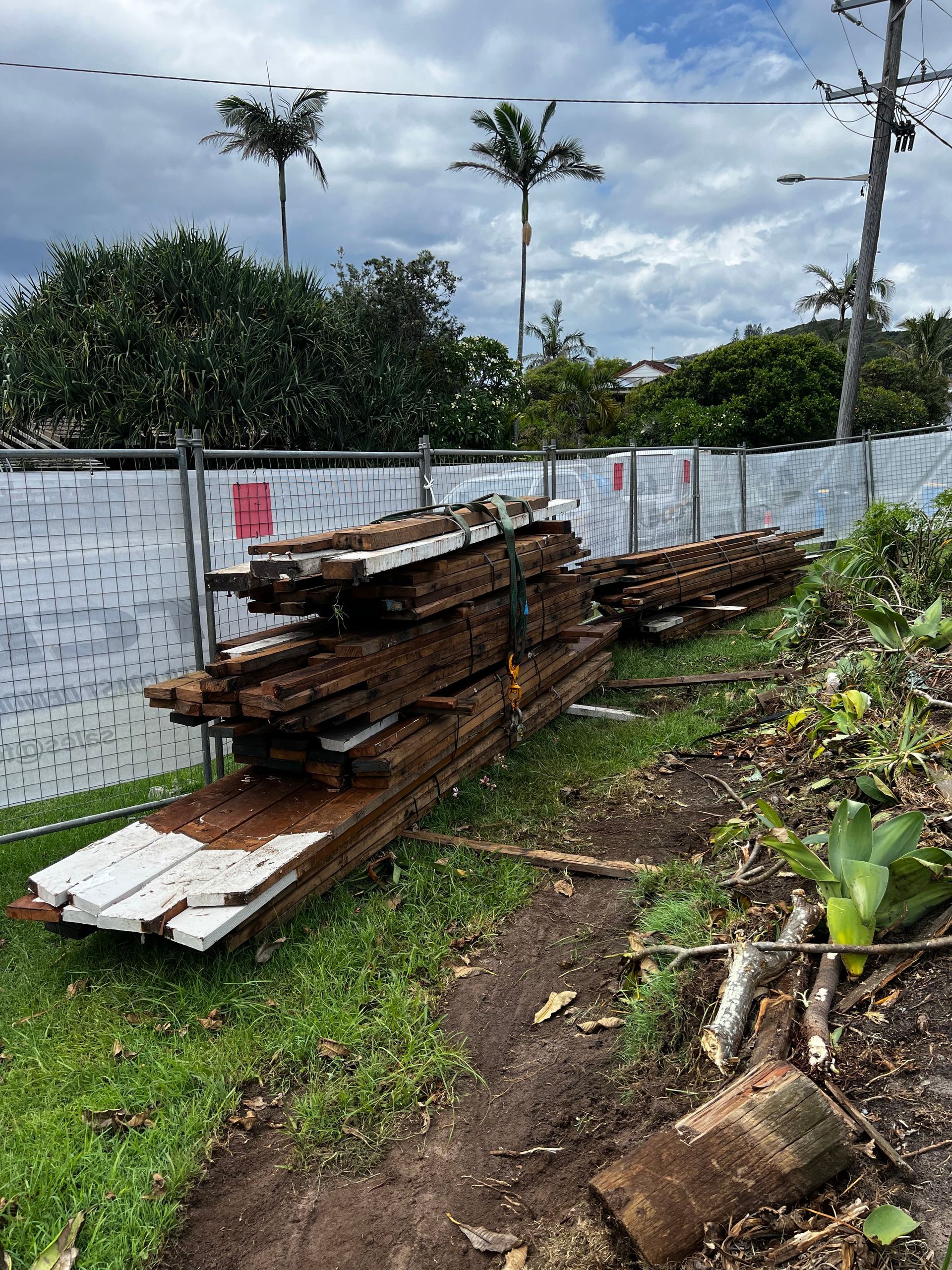 Asbestos Removal In Progress — Asbestos Removal And Demolition in Byron Bay, NSW