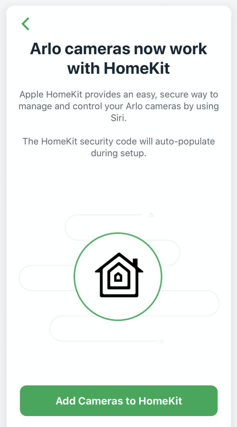 Apple Homekit Code Arlo Ultra Homekit Support Apple Homekit Arlo