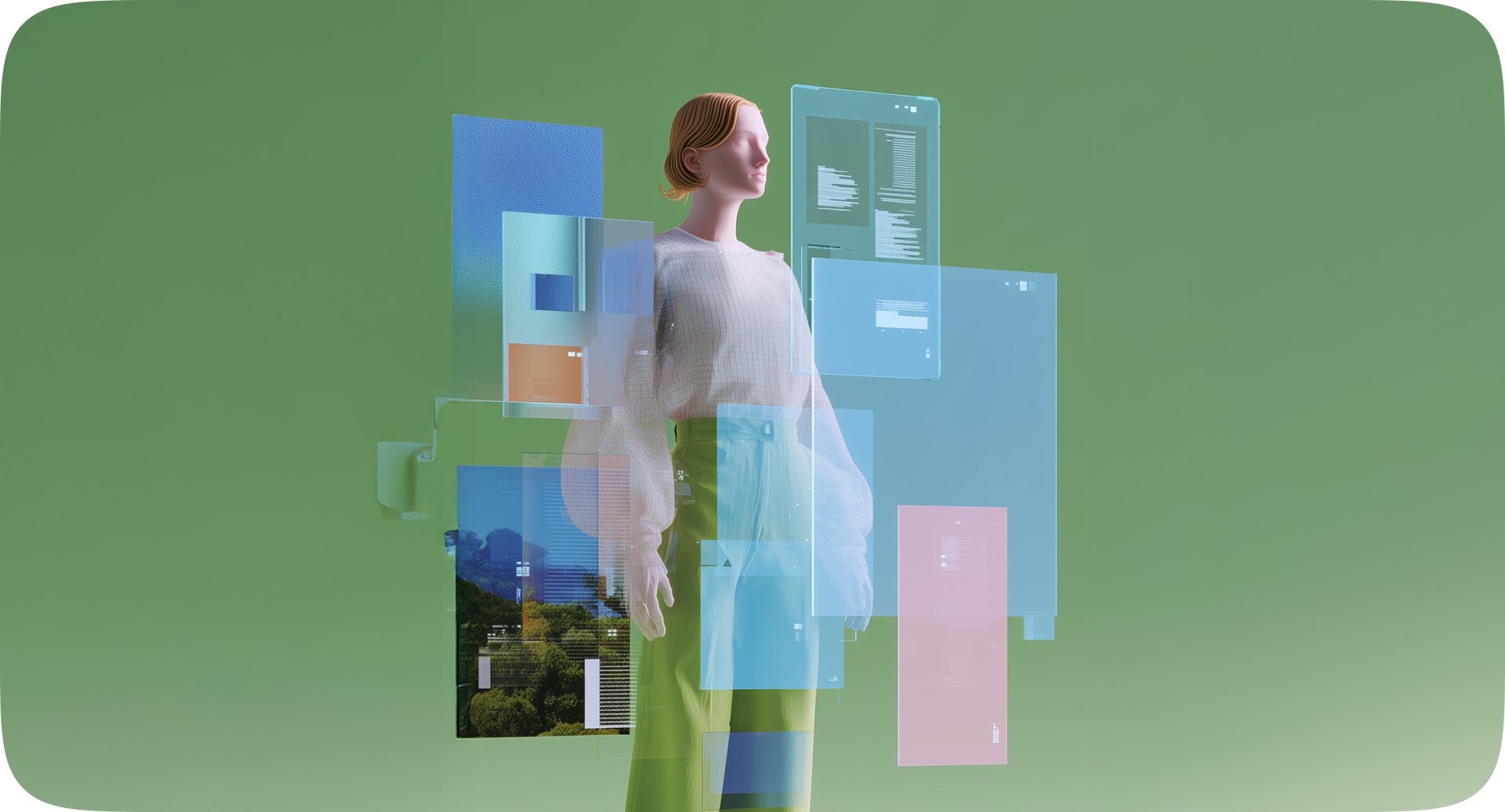 A screenshot of a website with a picture of a room on it.